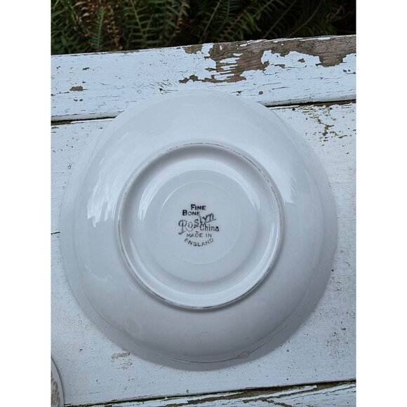 Fine Bone China Roslyn Tea Cup & Saucer Set With Gold Detailing - Picture 5 of 5